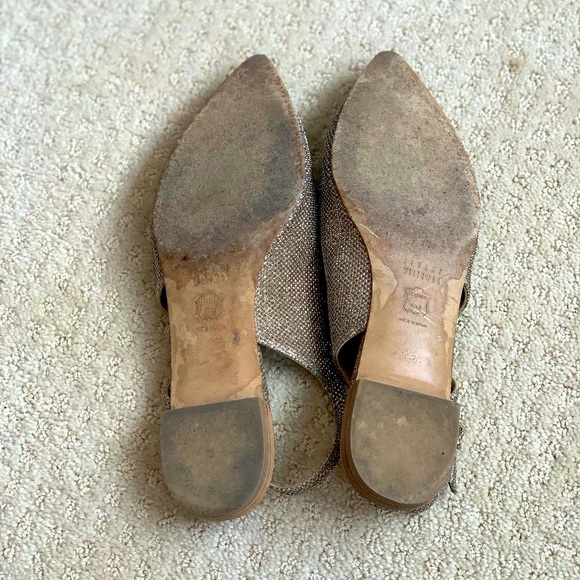 STUART WEITZMAN Glitter Slingback Flats - Picture 9 of 11